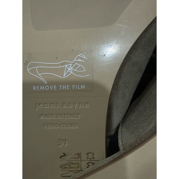 Jenni Kayne Laurel Suede Mule Flats Taupe EU 39 US 8-8.5 Luxury Pointed Toe New - Picture 10 of 11